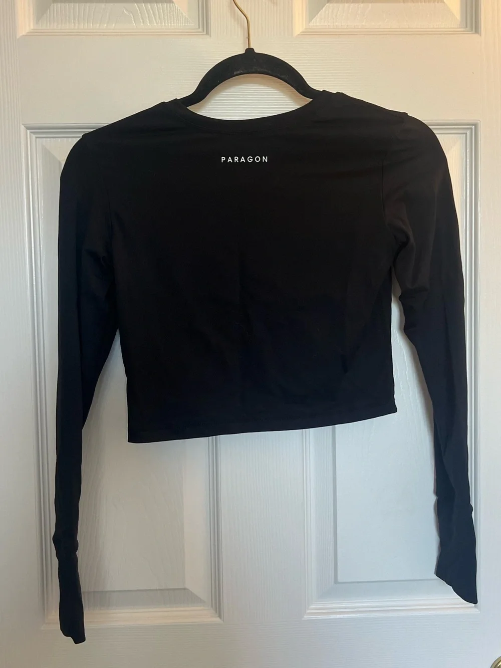 Paragon Black Long Sleeve Workout Top